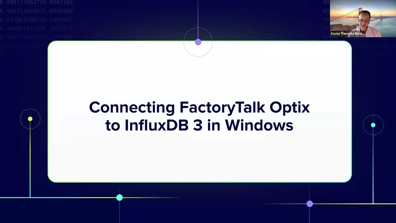 Running InfluxDB 3 at the Edge with FactoryTalk Optix video Trim