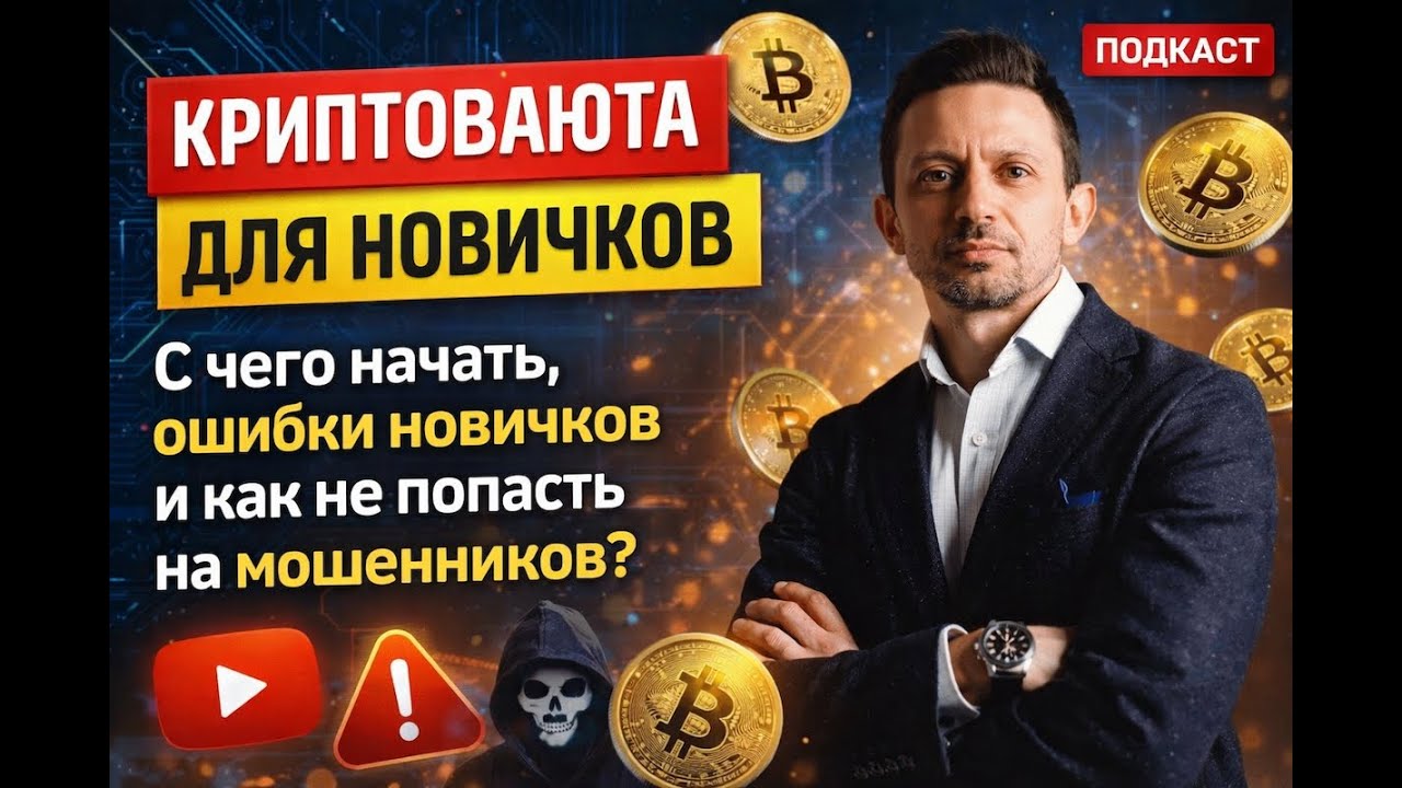 Криптовалюта для начинающих: С чего начать, ошибки новичков и как не попасть на мошенников?