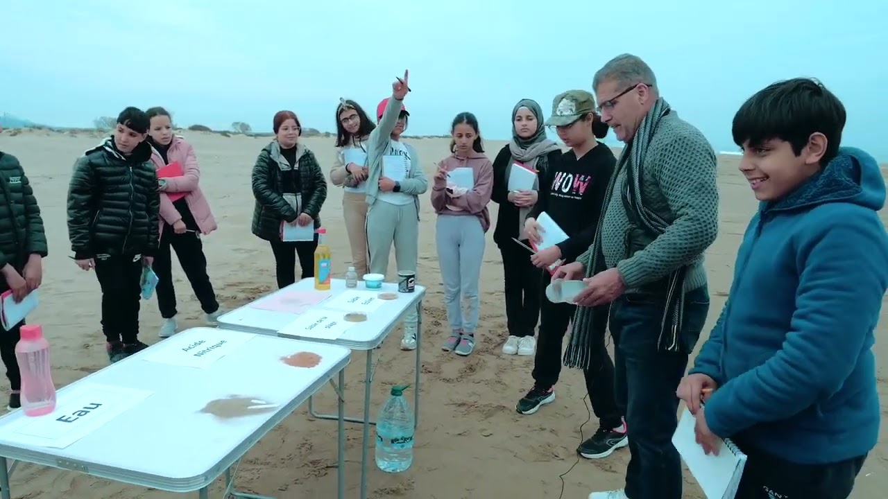 Sortie écologique organisée en faveur des élèves de la 1ére année collège