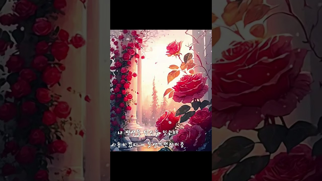 내 평생을 당신을 잊는데 사용하겠다 - 못생기면장미줌
