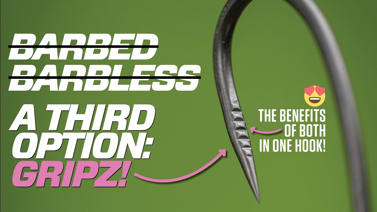 Not Barbed or Barbless! Here's a third option... | Pallatrax Gripz Hooks