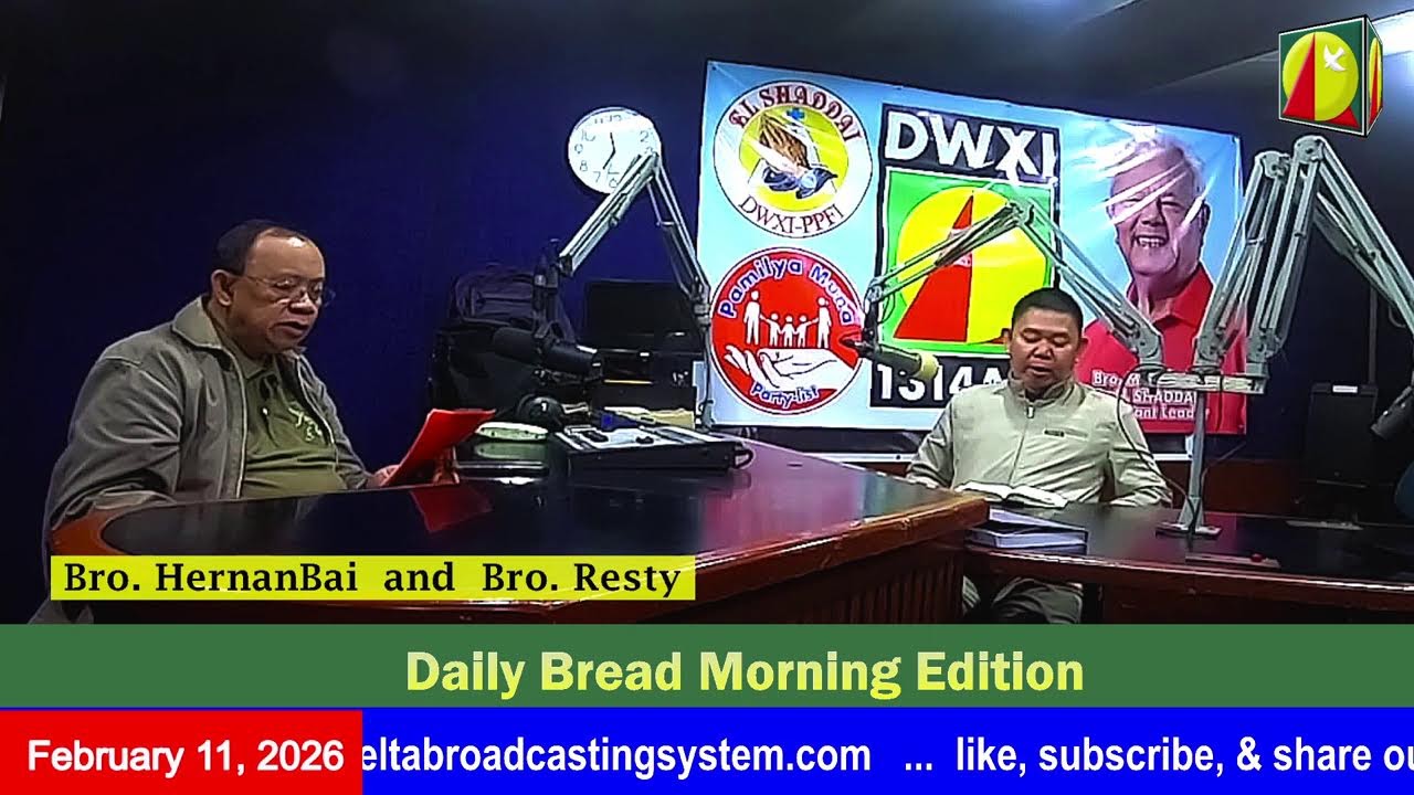 DWXI 1314 AM Live Streaming I Wednesday (February 11, 2026) #dailybreadmorningedition