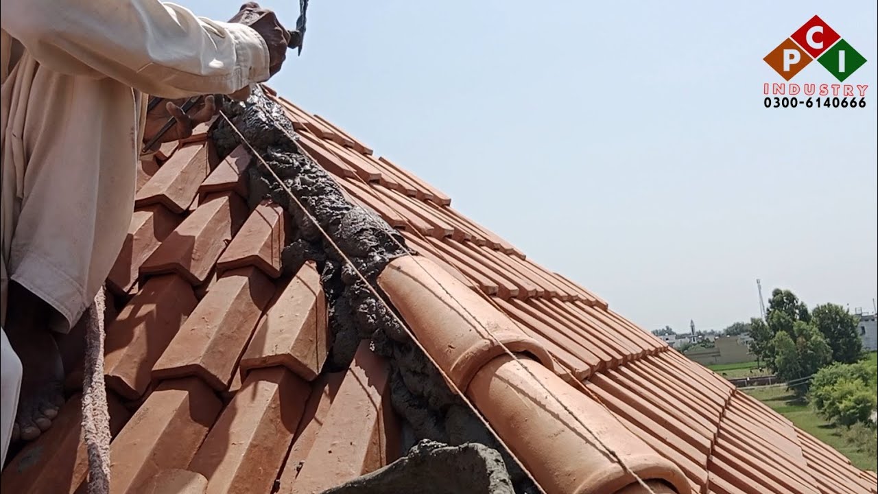 Khaprail Tiles Installation Complete Video l Roof Khaprail Tiles Information In Pakistan.