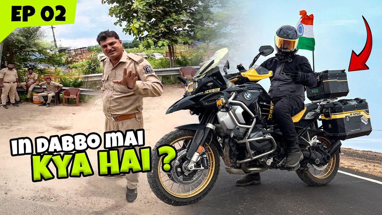 Gujrat POLICE ke hosh udgaye BMW bike dekh kar 🤪