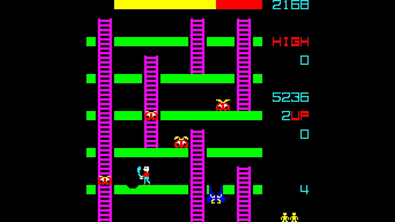 Casio PV-1000 Game: Space Panic (1983)