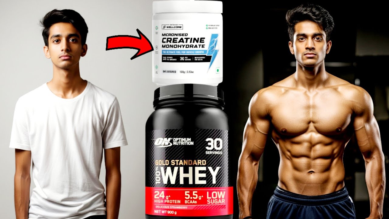 Creatine + Whey Protein For 30 Days | Whey Protein Ke Sath Creatine Lena Chahiye Ya Nahi?
