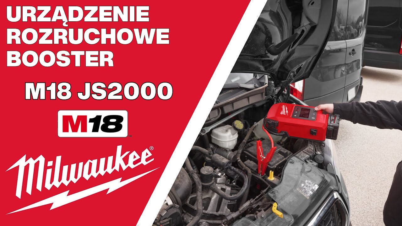 Milwaukee M18™ JS2000 HOTSHOT™ urządzenie rozruchowe booster