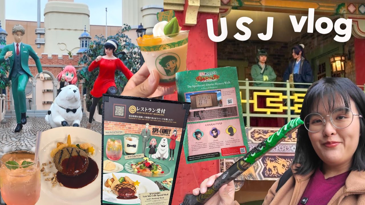 USJ Vlog: SPYxFAMILY, The Apothecary Diaries & Nintendo World!