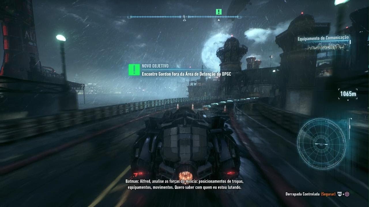 BATMAN: ARKHAM KNIGHT Encontre Gordon fora da área de Detenção da DPGC
