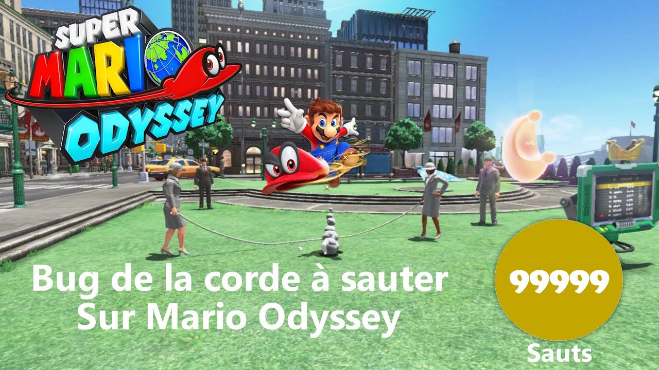 TUTO : Comment réaliser le bug de la corde à sauter - Mario Odyssey