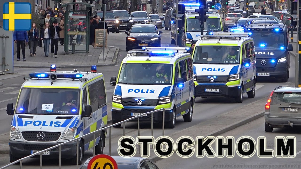 Polis/Police Stockholm utryckning/responding (collection) #14