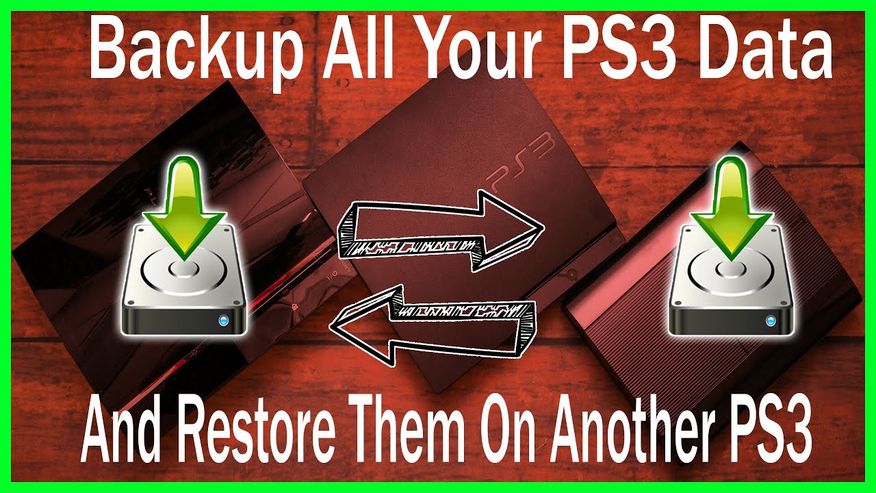 Как создать полную резервную копию любых данных на жестком диске PS3 и восстановить их на другой PS3