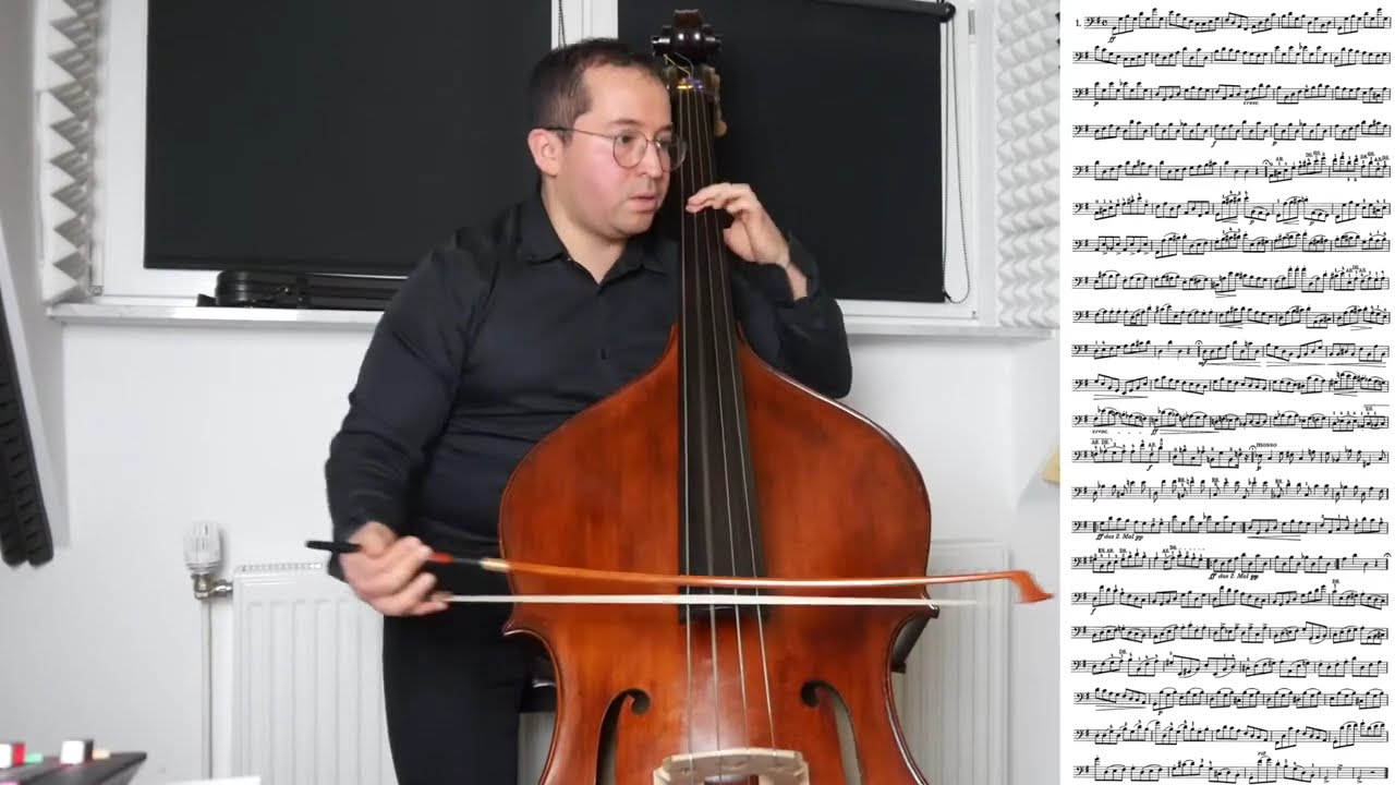 Storch-Hrabě Etude no. 1 (from the 32 etudes for double bass, ed. Schmidt)
