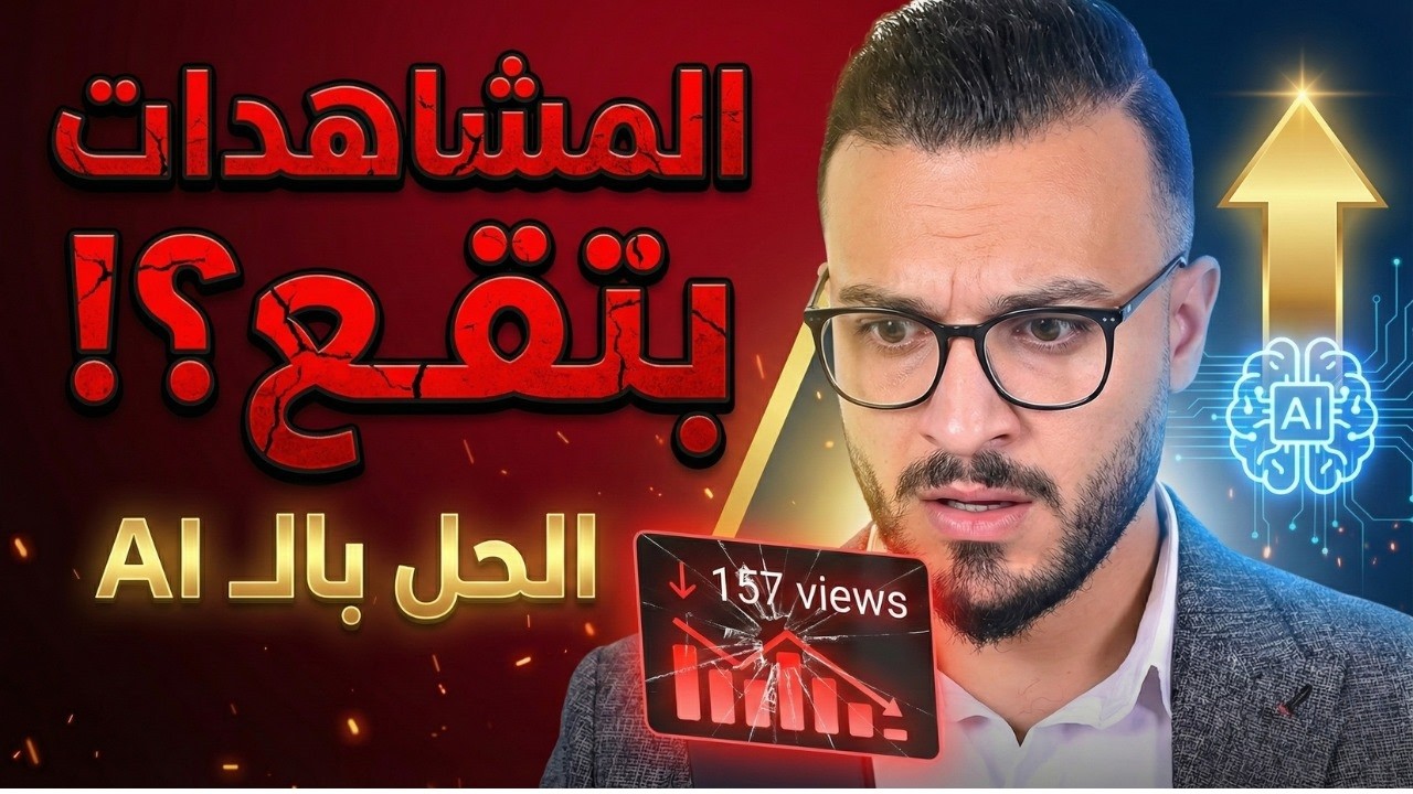الذكاء الاصطناعي هيزوّد مشاهداتك؟! اعمل عنوان وصورة مصغرة صح في دقائق
