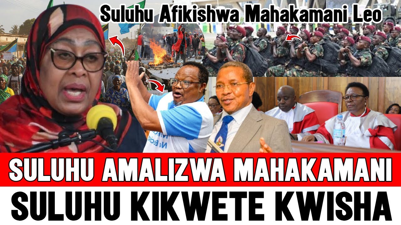 🔴Suluhu Amalizwa Rasmi Mahakamani Leo, Njama zake na Kikwete Zimezuiliwa na Vigogo hawa Daresalaam