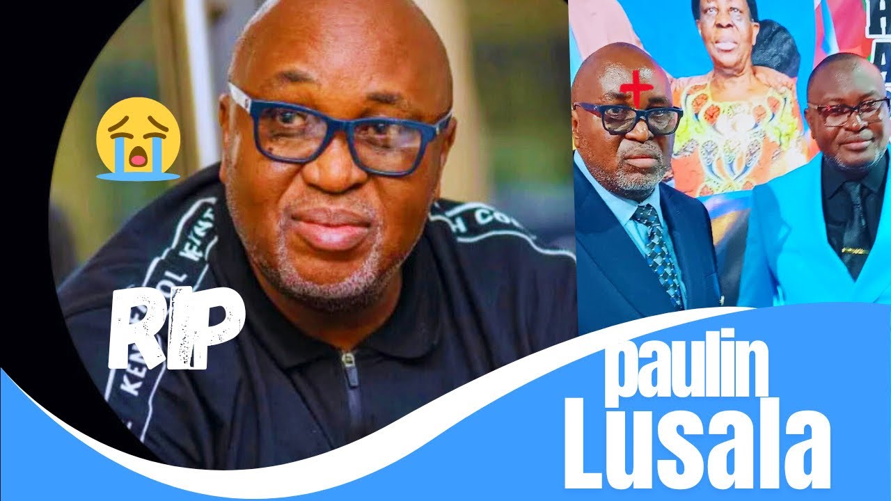 CHOC: la famille  lusala en deuil. Papa paulin lusala n&rsquo;est plus Ooh Dieu quelle douleur 💔💔😭