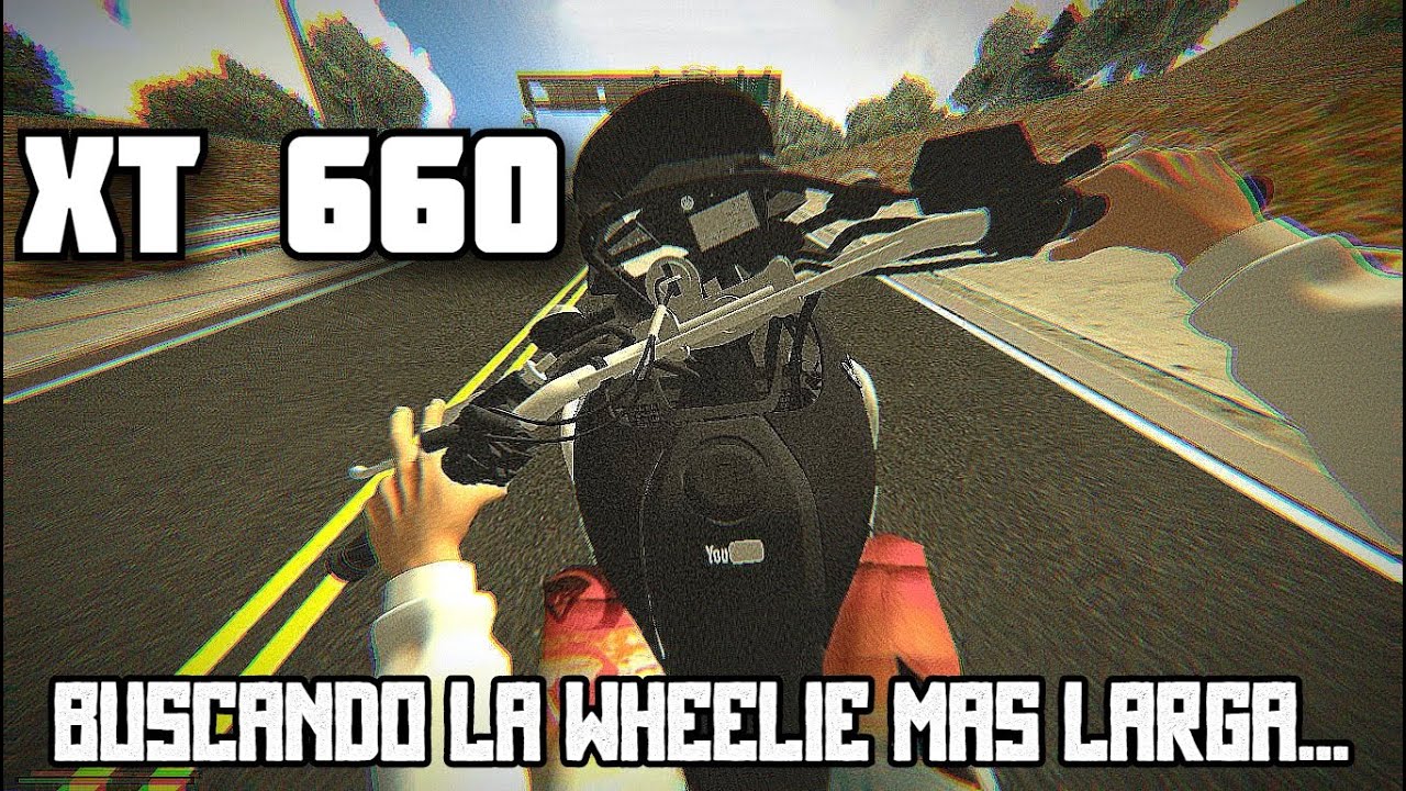 GTA Motovlog #68 | XT 660 | Buscando la wheelie mas larga..