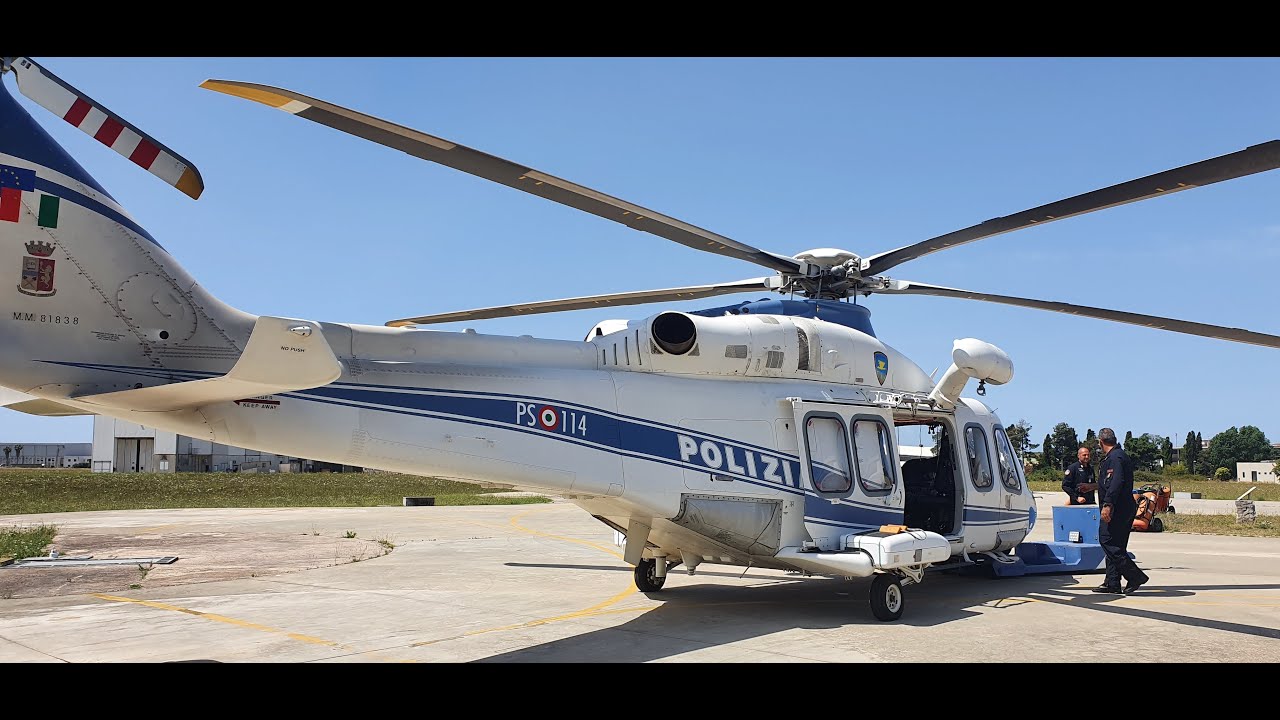 Polizia di Stato, Reparto Volo in azione- Elicottero AW 139