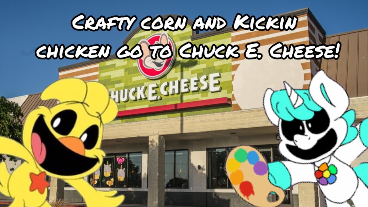 Craftycorn & Kickin Chicken go to Chuck E Cheese! 👾