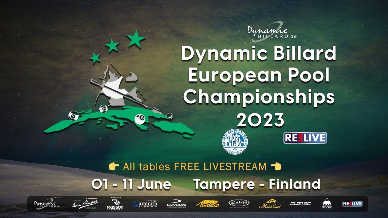 Kim Laaksonen vs Francisco Diaz-Pizarro Dynamic Billard European Championships Straight Pool 2023