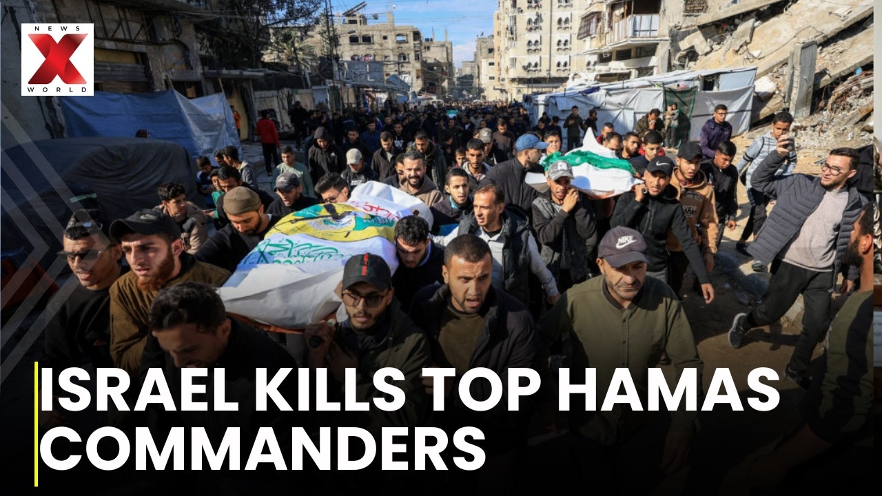 Israeli strikes kill senior Hamas commanders in Gaza | NewsX World