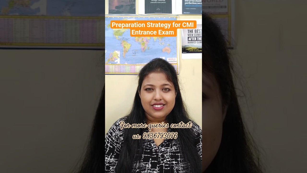 Preparation Strategy for CMI Entrance Exam | Tips 