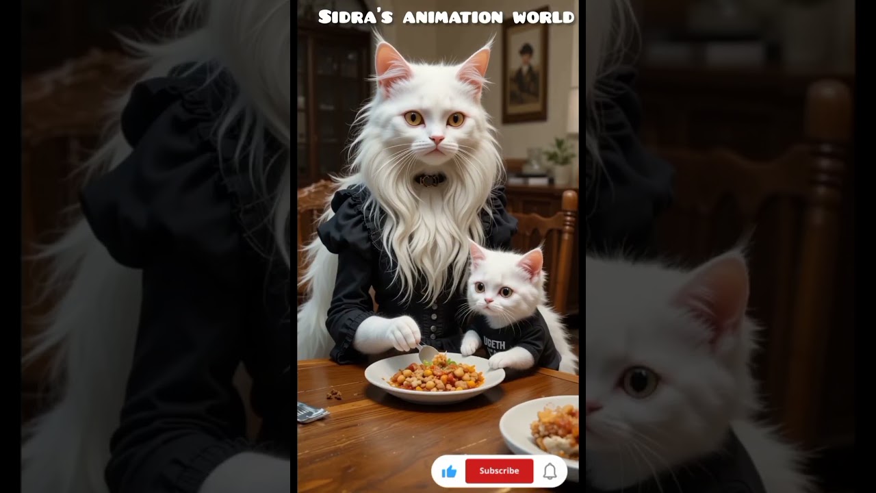 Cat animated video#viral trending video #sidra's animation world