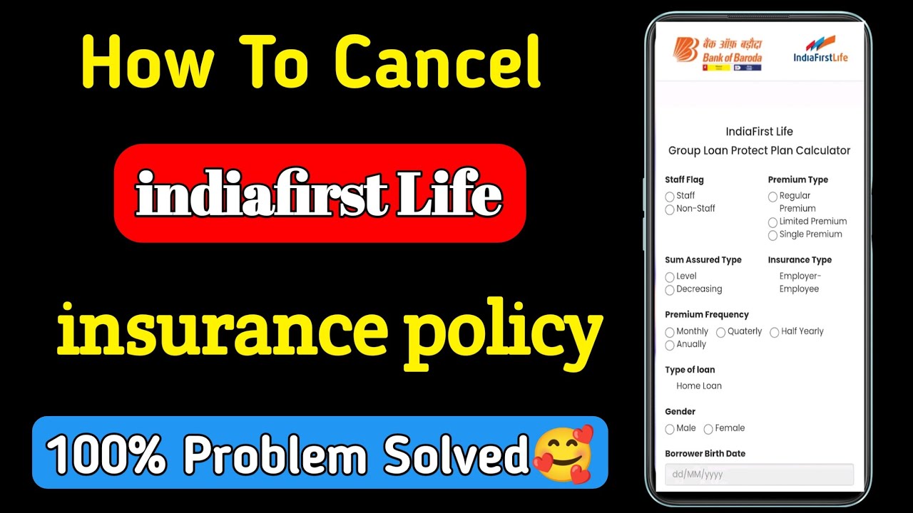 how to cancel indiafirst life insurance policy | indiafirst insurance policy surrender kaise kare