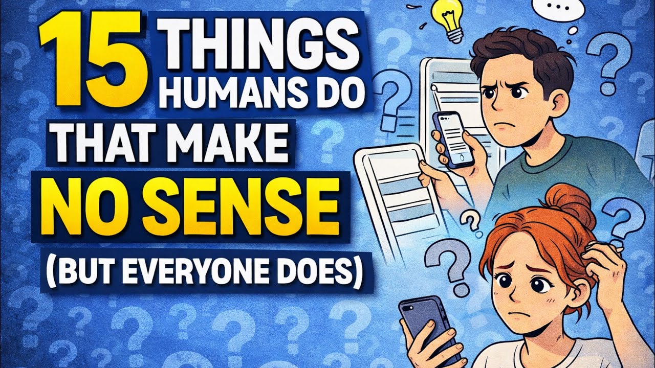 15 Things Humans Do That Make No Sense (But Everyone Does)