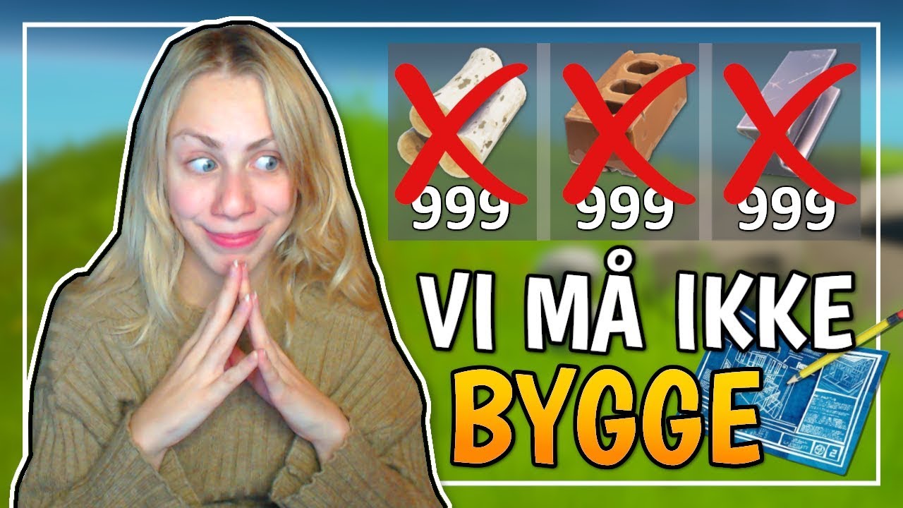 NO BUILD CHALLENGE *HARDCORE* (FORTNITE DANSK)