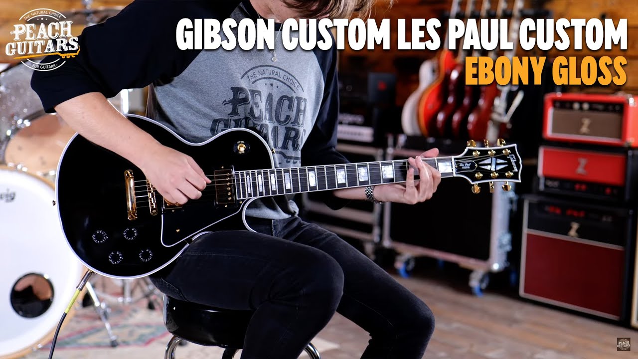 No Talking...Just Tones | Gibson Custom Les Paul Custom w/ Ebony Fingerboard Gloss Ebony