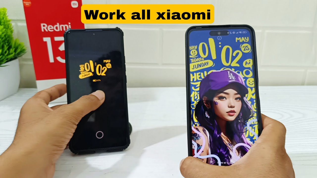 Cara aktifkan layar kunci magazine di redmi 13