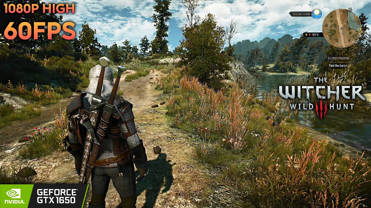 The Witcher 3 - GTX 1650 LAPTOP - 16GB RAM - 1080P HIGH