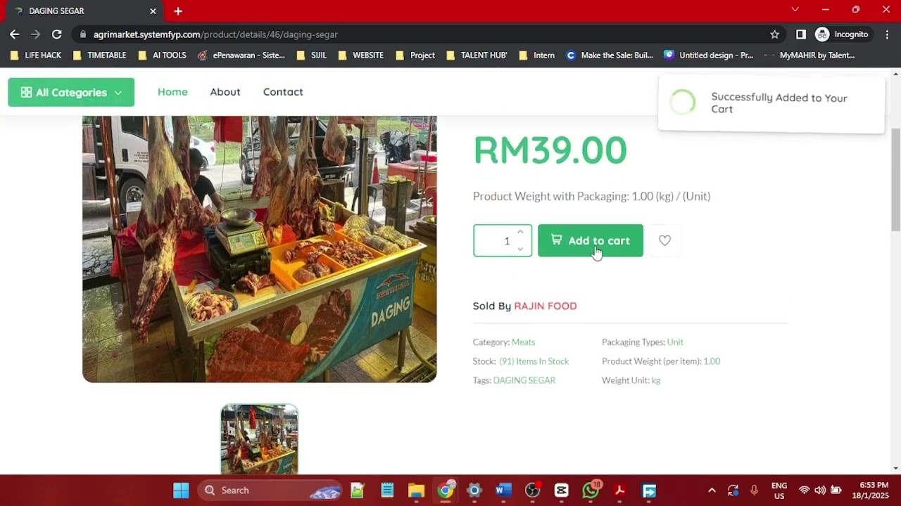 Agrimarket Labuan's Centralized Marketplace For Agricultural Goods
