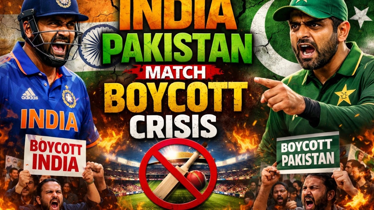 India vs Pakistan Match Boycott Crisis | T20 World Cup 2026 Drama Explained
