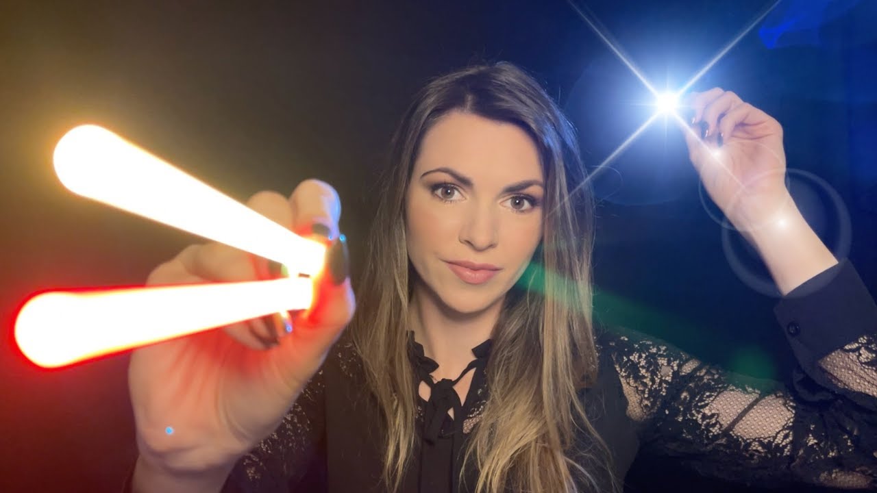 [ASMR] Focus & Follow The Light... (BRIGHT lights for INTENSE head tingles)
