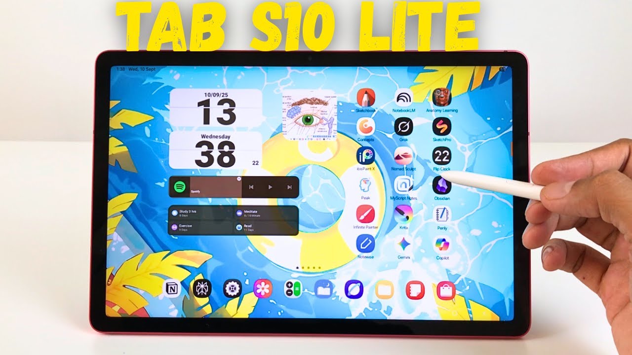 Samsung Galaxy Tab S10 Lite - 20 Powerful Features with S Pen & Note-Taking