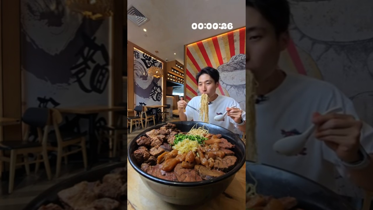10KG Wagyu Beef Ramen Challenge! #foodchallenge