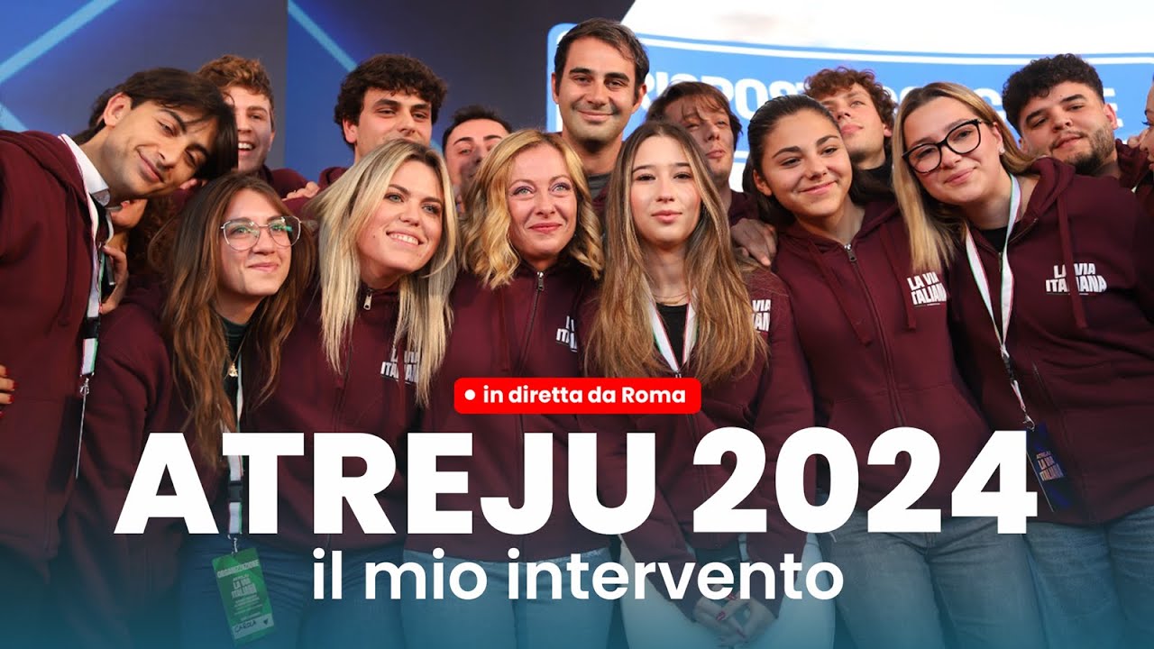 🔴 Il mio intervento ad Atreju 2024
