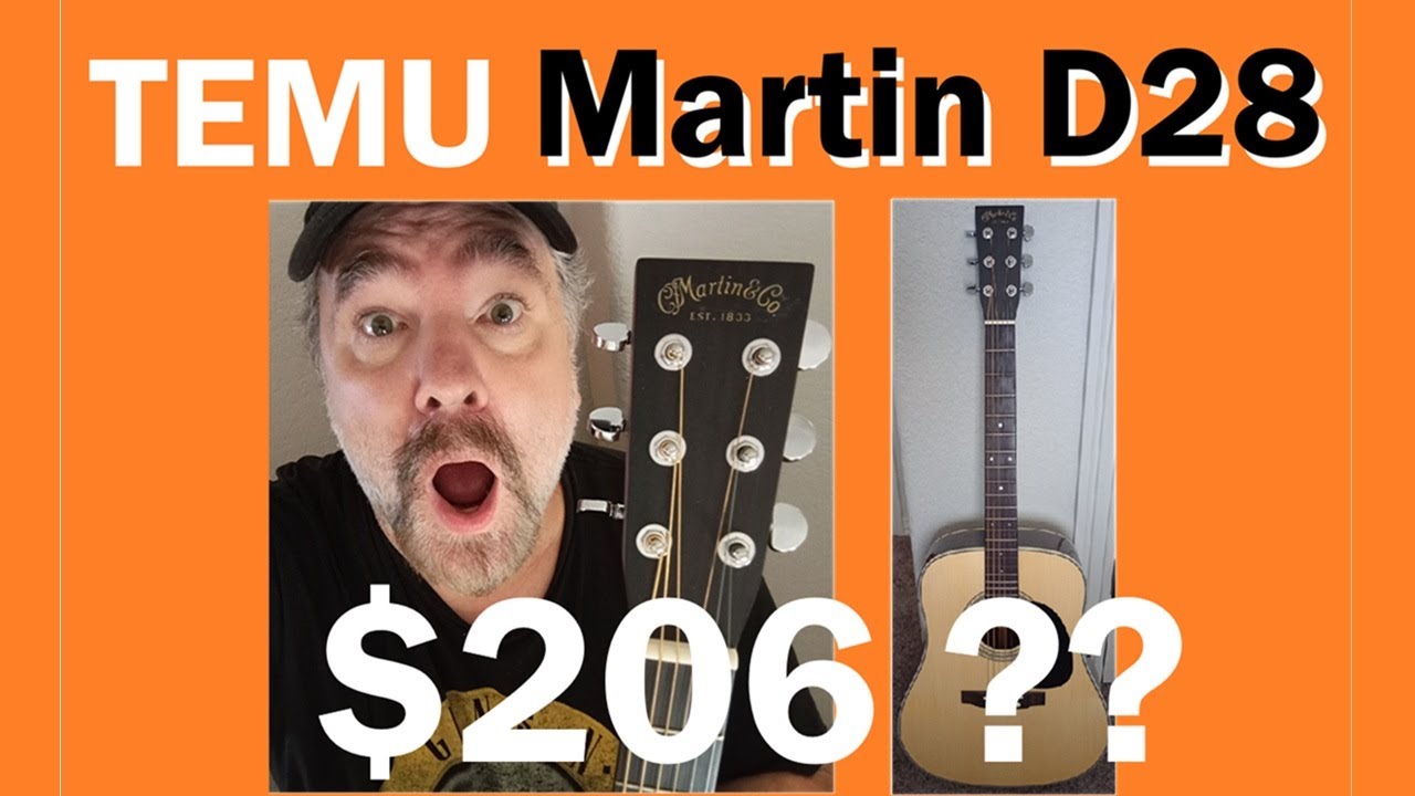 Temu Martin D28 Acoustic Electric
