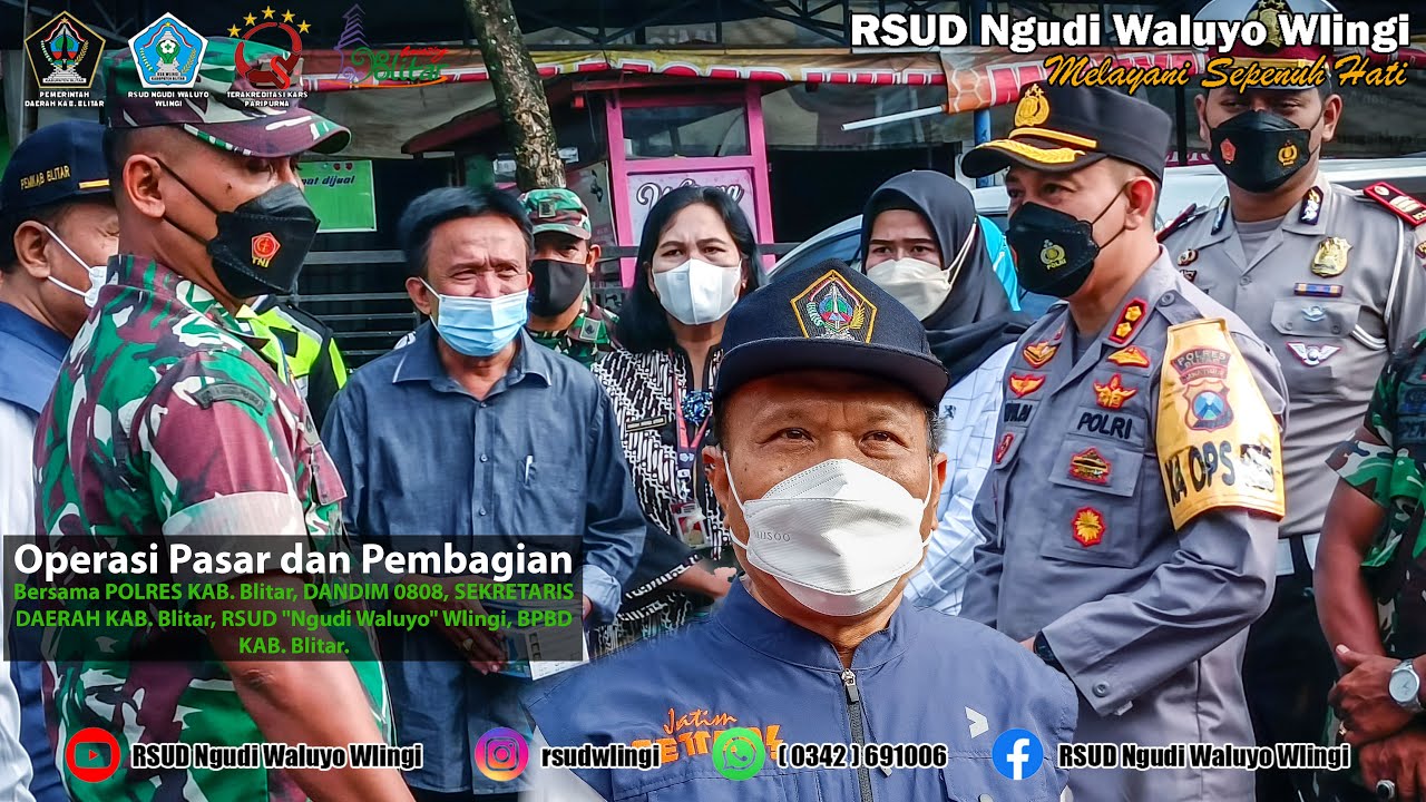 Operasi Pasar dan Pembagian Masker