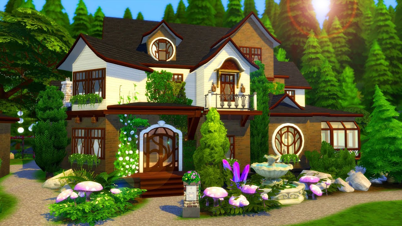 🧙‍♀️✨ SPELLCASTER'S FAMILY HOME // Sims 4 Speed Build