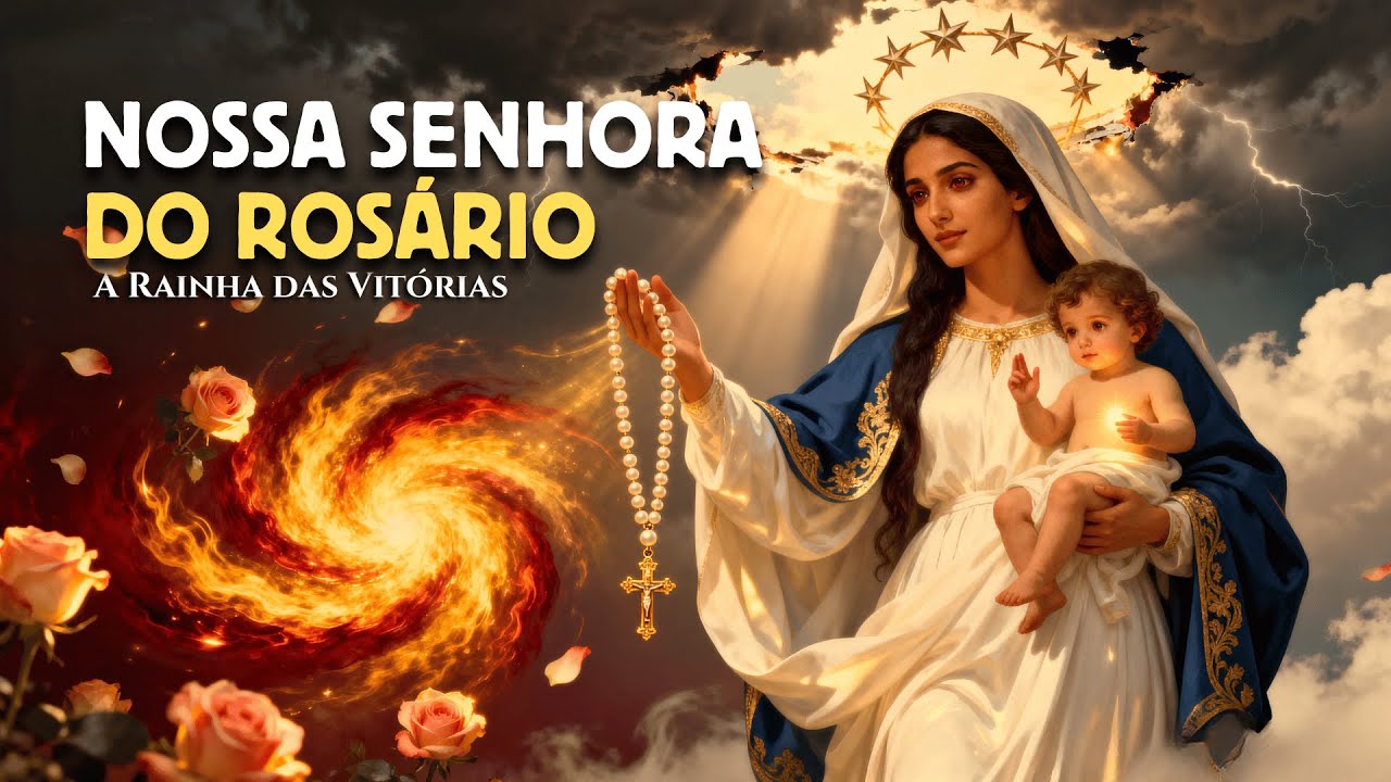 NOSSA SENHORA DO ROSÁRIO: O PODER que venceu batalhas e mudou a história