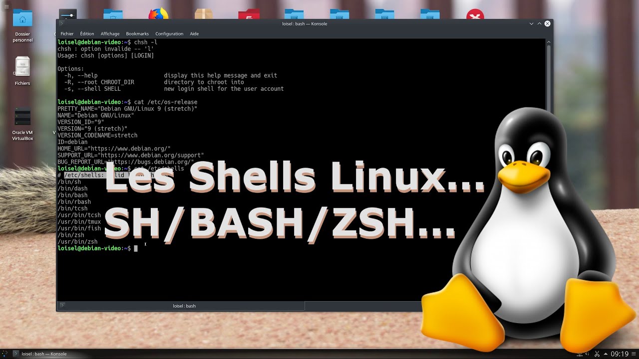 Mini tuto - Lister et changer d'interpr&eacute;teur de commande Linux