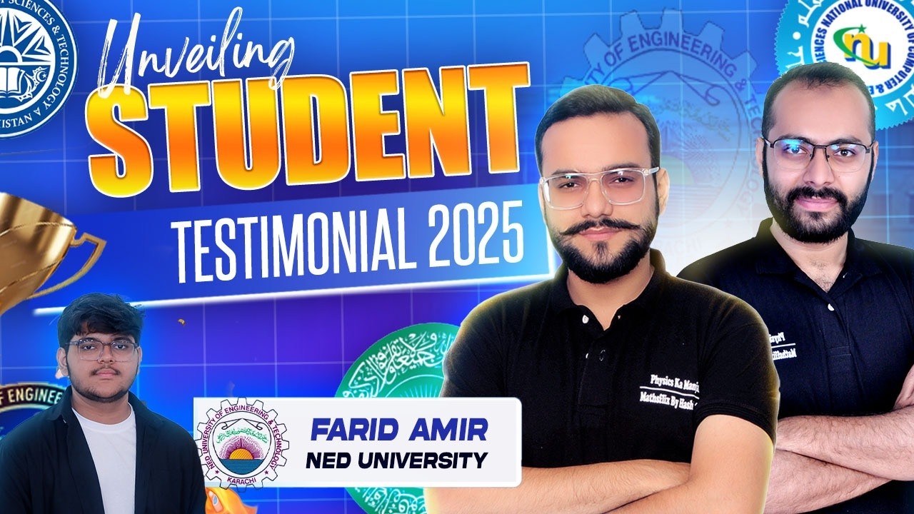 Success Story Ft. Farid Amir Top Position – NED University 2025 | High Achiever