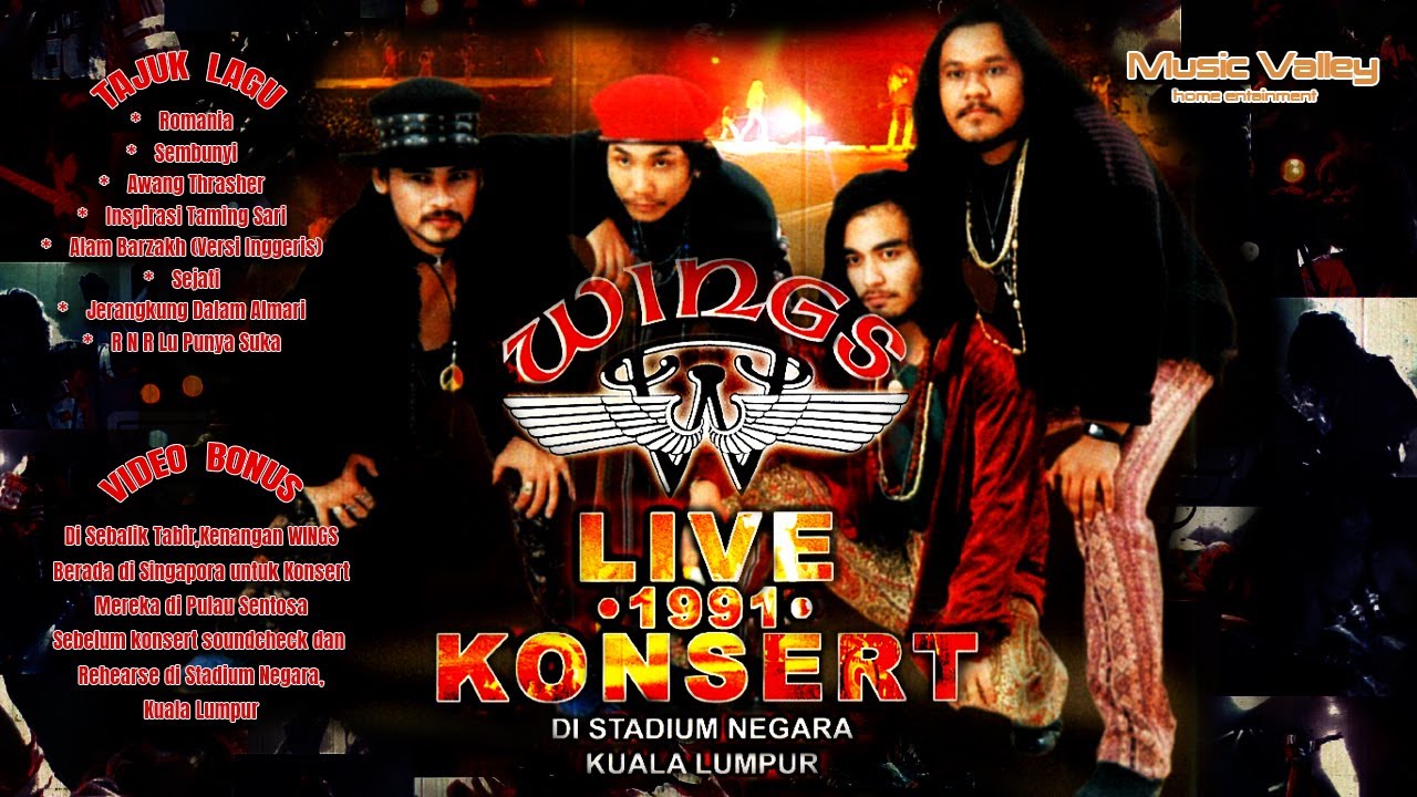 Wings 1991 Live Konsert di Stadium Negara Kuala Lumpur