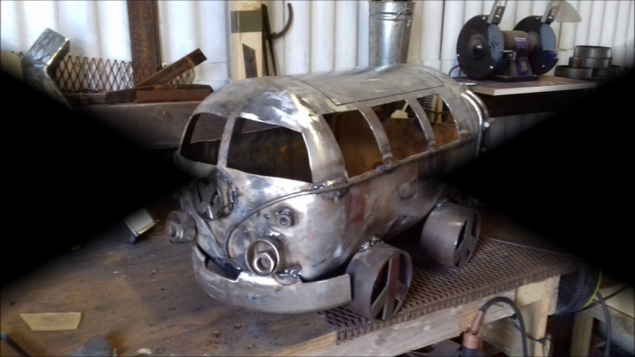 Classic Camper Van Chiminea