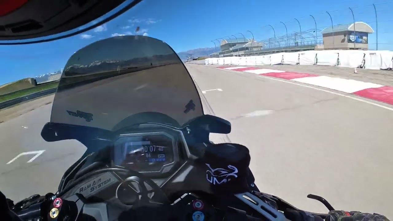 Kawasaki ZX4RR racing in Moto 2 with UtahSBA, East Track Utah Motorsports Campus
