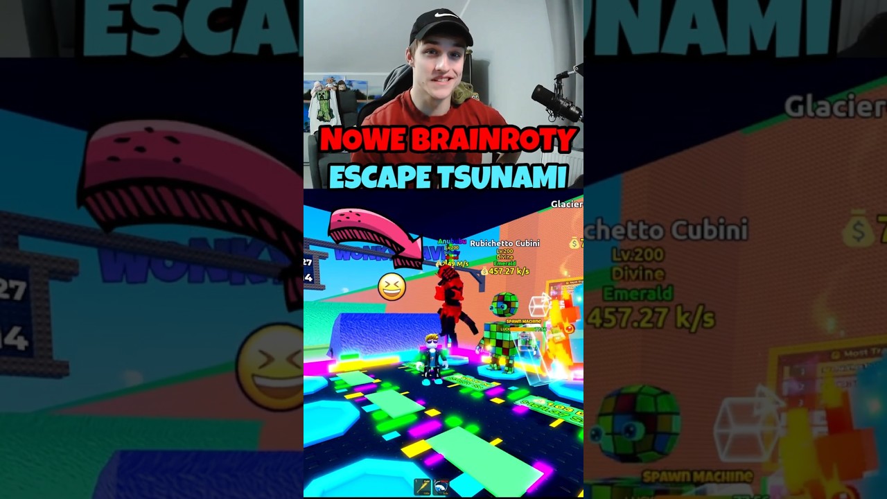 NOWE BRAINROTY W ESCAPE TSUNAMI !!!