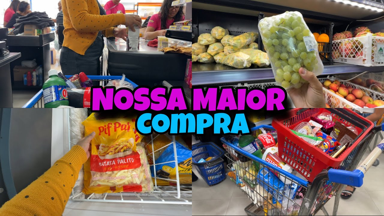 COMPRAS DA SEMANA NO MERCADO | PRE&Ccedil;OS + QUANTO GASTAMOS ? NOSSA MAIOR COMPRA 